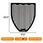 Coastwide Professional™ Urinal Floor Mat, 17.5" x 20.5", Black, 6/Carton (CW24767)~#|#~D8C63A25-3CA4-4139-A6161CDB651C8EDC_sc7