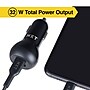 NXT Technologies™ USB-C/USB-A Car Charger with Lightning Cable for iPhone/iPad, Black (NX60453)~#|#~D8CB524C-8BD7-45F3-AD931D1248661CD4_sc7