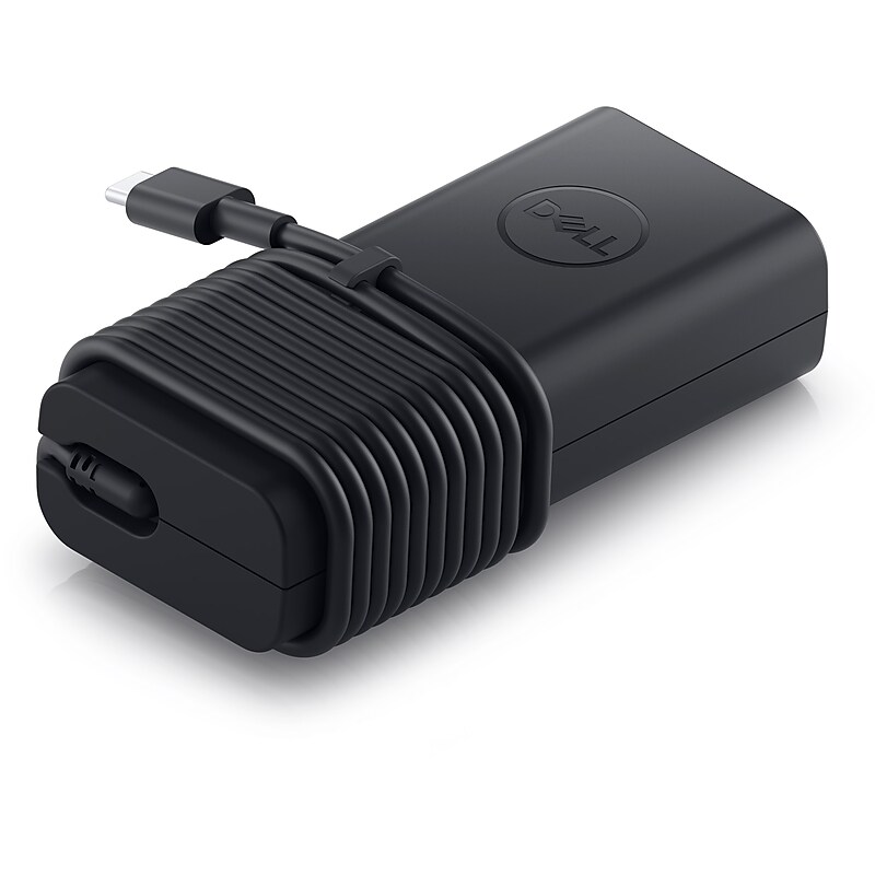 Dell 65W USB-C Laptop Adapter & Charger for Dell XPS & Latitude Laptop, Black (0V2TJ7) image 1