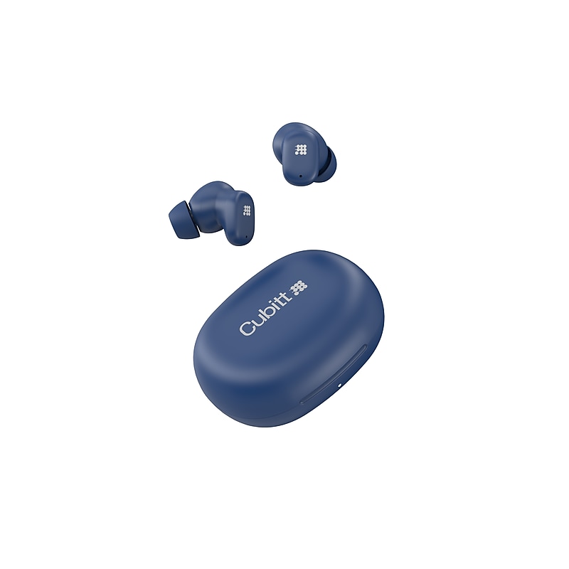 Cubitt Power Wireless Active Noise Canceling Earbuds, Bluetooth, Deepest Blue (PWBUDS2) image 1
