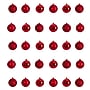 Nearly Natural Holiday Christmas Red Shatterproof Ornament Set, 2.5", 30/Set (D1055-RD)~#|#~D8D33E1D-B564-4683-B87E5C3BC996997B_sc7