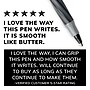 BIC Round Stic Grip Xtra Comfort Ballpoint Pens, Fine Point, 0.8mm, Black Ink, Dozen (13902)~#|#~D8D76B4B-A7A4-4C42-BA2A4DBC041F3B35_sc7