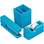 JAM PAPER Desk Trio Pack, Blue, Stapler, Tape Dispenser & Pen Holder, 3/Pack (337841bus)~#|#~D8D7B15D-F5C6-405E-ABE77C296771FFF9_sc7