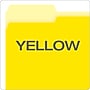 Pendaflex Recycled File Folder, 1/3-Cut Tab, Assorted, Letter Size, Yellow, 100/Box (4210 1/3 YEL)~#|#~D8DA40D2-0749-4AD5-8C6EDD64ABF549AA_sc7