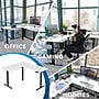 Mount-It! Large 63"W Electric Corner Adjustable Standing Desk, White/Black (MI-15017)~#|#~D8DED575-87FC-4BAD-99D0A678362B73D6_sc7