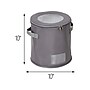 Honey-Can-Do Polyester Round Dinnerware Storage Box, Gray (SFT-09236)~#|#~D8E13FE9-35D5-44FE-A5D38D8140B216D7_sc7