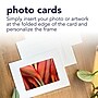 Strathmore Photo Frame Cards & Envelopes, Plain Border, 6.875" x 5", White, 6/Pack, 3 Packs/Bundle (STTP205185-3)~#|#~D8E41CE4-F846-49BD-96031B1FCE90D14E_sc7