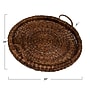Storied Home Artisanal Bankuan Braided Tray with Handles (EC1780)~#|#~D8E6F5C5-A489-430A-9B4C628D905B3556_sc7