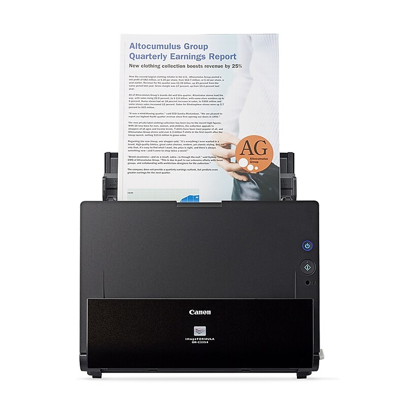 Canon imageFORMULA DR-C225 II Office Document Scanner (3258C002) image 1