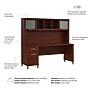 Bush Home Somerset 72"W Office Desk with Drawers and Hutch, Hansen Cherry (SET018HC)~#|#~D8EC473E-5110-4B74-A15A7A7EAAF8BFD0_sc7