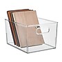 iDESIGN Small Stackable Plastic Storage Bin, Clear (03640)~#|#~D8ED0A08-FC2C-44B0-A1F495DCCBAF1511_sc7