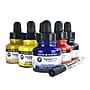 Daler-Rowney Aquafine Watercolor Ink, Assorted Colors, 29.5ml, 7/Set (DRW166100007)~#|#~D8EF08C8-55BB-4CC5-BAA104529D4BCB30_sc7