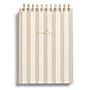 Eccolo Neutral Stripes Steno Pad, 6" x 8.5", College Ruled, Neutral Colored, 100 Sheets/Pad (ST642B)~#|#~D8F0A90F-DF79-48C0-8F53362C4FDA8F5A_sc7