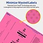 Avery Laser/Inkjet Rectangle Multipurpose Labels, 1" x 7", Bright Pink, 160/Pack (94225)~#|#~D8F56787-A55E-449A-B4387810E4D69FB1_sc7