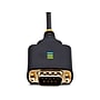 StarTech 2' USB-A to 2-Port RS-232 Serial Adapter Cable, Male-to-Male, Black, 'DI Chip, COM Retention (2P1FFC-USB-SERIAL)~#|#~D8F56FC5-4AFB-4690-9453BB9229908C31_sc7