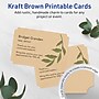 Avery Integrated Cards, 5" x 7", Matte Kraft Brown, 100/Box (95351)~#|#~D8F8BA01-5E13-4DC3-86610243203DD4A9_sc7