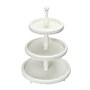 Storied Home Round 3-Tier Decorative Wood Tray, White (EC0386)~#|#~D8F8EEED-FE09-44EB-93F4215EB4B2B7F6_sc7