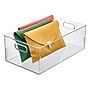 iDESIGN Large Stackable Plastic Storage Bin, Clear (03660)~#|#~D8FA1845-FF99-4E0E-97B4E6464D9C525E_sc7