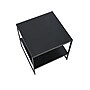 Household Essentials Jamestown 19.8"W x 19.8"D Laminate Side/End Table, Black Oak/Black (8170-1)~#|#~D8FBDF70-0D26-477A-8D517EA2E3CDE380_sc7