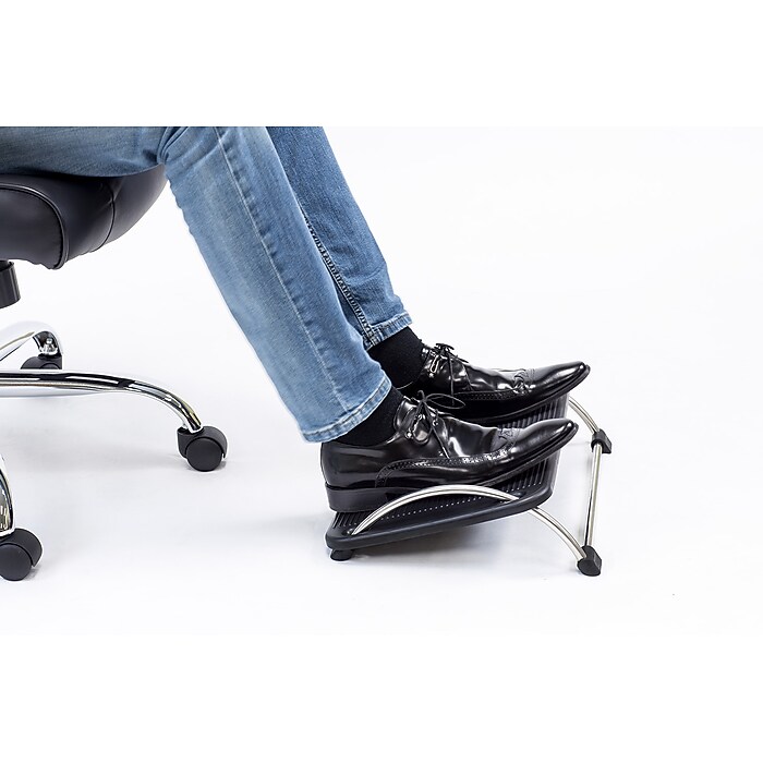 ロフト限定　リラブー　ハンド&フットケア　希少　コードレス　ブラック　プレミアム Mount-It! Tilt Adjustable Footrest, Black (MI-7803) | Staples