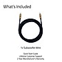 Fluance Premium Grade 12 ft. Subwoofer Cable with Gold Plated RCA Connectors (SC512)~#|#~D8FF2AF8-1662-4804-A419A65881D339F7_sc7