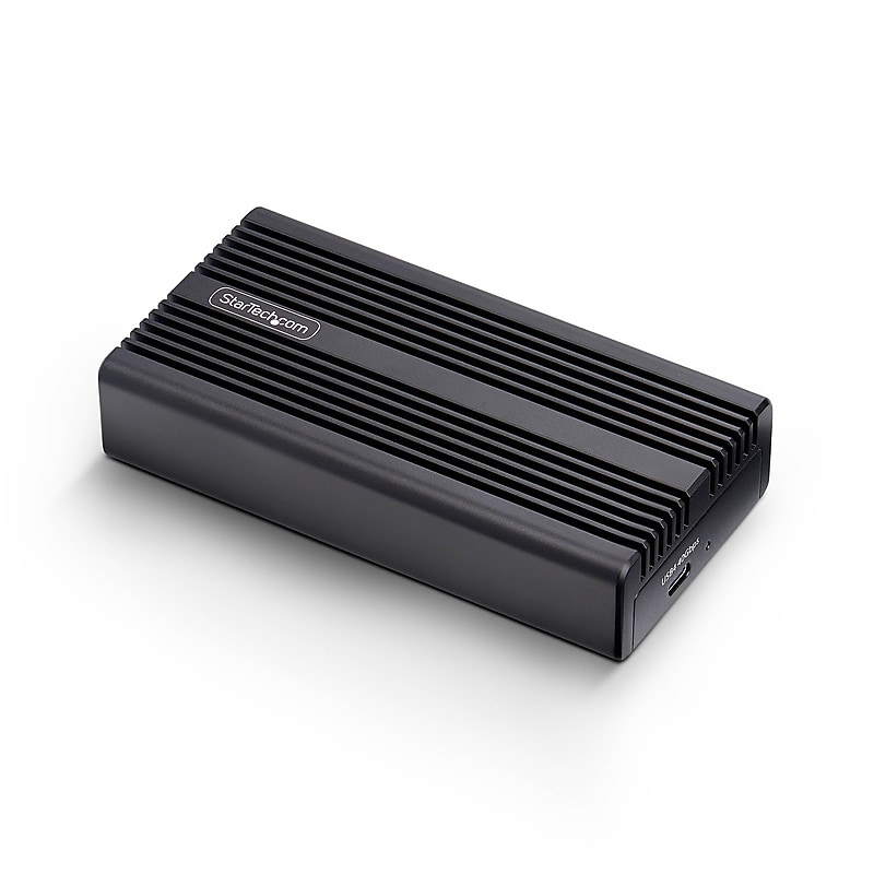 StarTech USB4 M.2 External Hard Drive Enclosure, NVMe, Black (1USB4-NVME-ENCLOSURE) image 1