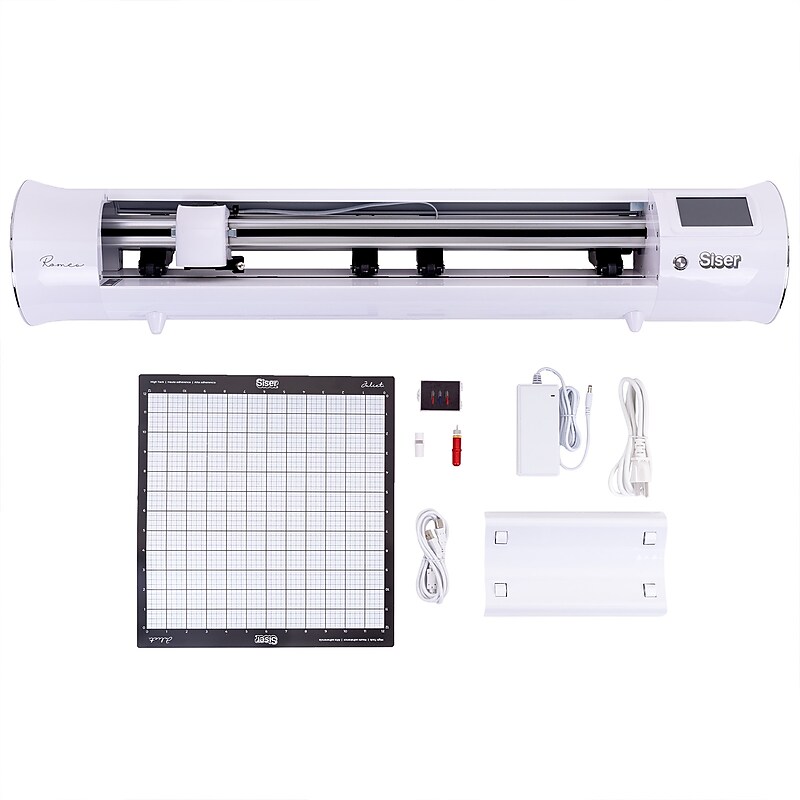 Siser Romeo Die Cutting 24" Cutter Bundle, White (SIRSNAHDCR24) image 1