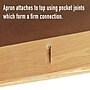 Diversified Woodcrafts Perpetulab Rectangular Science Lab Table, 60" x 24", Light Hardwood (P7606M30N)~#|#~D9077678-8A7E-42F8-AF86B709565DE48A_sc7
