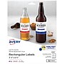 Avery Sure Feed Laser/Inkjet Durable Print-to-the-Edge Labels, 3.5" x 4.75", Satin White, 32 Labels/Pack (22827)~#|#~D90EA3B4-02B5-4927-9E6349A33FFBA5F8_sc7