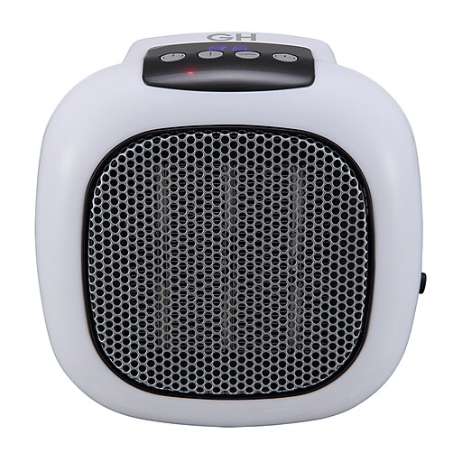 Good Housekeeping, Portable, Ceramic Heater, White (73038WH) Staples