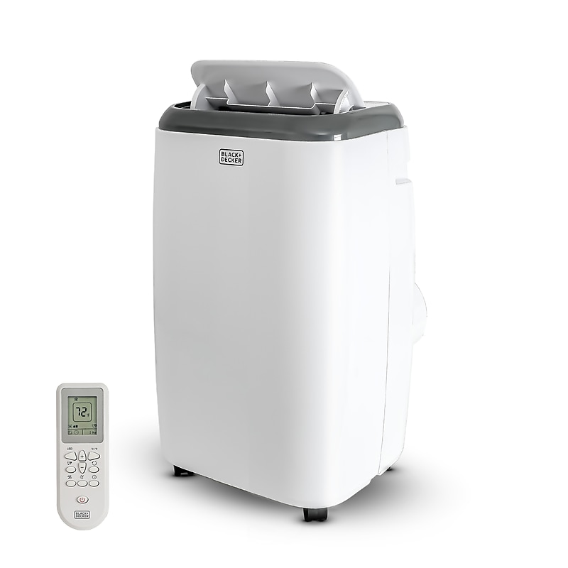 Black & Decker 115-Volt 10,000 BTU (6,000 BTU SACC/CEC) Portable Air Conditioner with Remote, White (BPT06WTB) image 1
