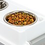 Iris 12 Quart Elevated Feeder Storage with Lid, Plastic, White (585114)~#|#~D91861F3-48EF-4F2A-97226013E691C684_sc7
