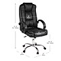 Mind Reader Ergonomic PU Leather Swivel Computer and Desk Chair, Black (OFFCHAIR24-BLK)~#|#~D91E2E72-FF8D-4A21-A0B5800CDEE252A8_sc7