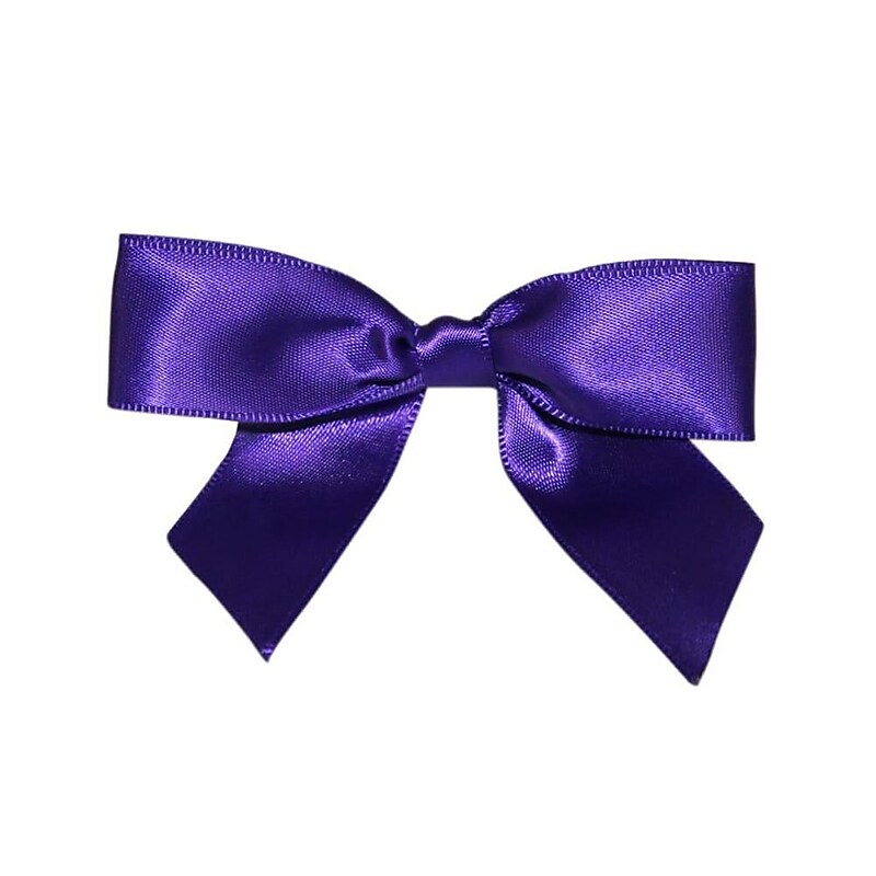 JAM Paper Ribbon Bows, Purple Haze, 100/Pack (52640349202) image 1