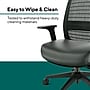 Workplace2.0 Health™ Bedford Polyurethane/Nylon Task Chair, Black (WP62574)~#|#~D91F8BA9-4C16-4D09-82665BE6EDB7EF0A_sc7