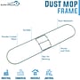BISON LIFE 24" Dust Mop Frame, Silver, 12/Pack (BPES-MDMF-24-12)~#|#~D9238680-2E10-4E61-B67EC31D2DE818C6_sc7