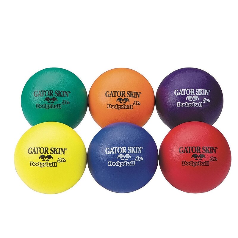 Gator Skin  5" Junior Dodgeballs, Assorted Colors, 72/Pack  (W11493CS) image 1