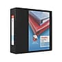 Staples Heavy Duty 4" 3-Ring View Binders, D-Ring, Black, 4/Pack (56235CT/24695CT)~#|#~D924D50E-71F8-48ED-B879D35CB7D1580F_sc7
