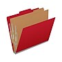 Medical Arts Press Pressboard Classification Folder, 2-Dividers, 2" Expansion, Letter Size, Deep Red, 10/Box ~#|#~D92CDEA6-12A1-4260-B8776C123B905E3B_sc7
