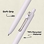 uniball Zento Retractable Liquid Gel Pen, 0.7mm Medium Point, Black Ink, Snow Barrel (70948)~#|#~D93025FB-7B76-404C-AB33D7438FDE593A_sc7