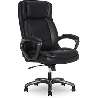 Staples Lockland Ergonomic Leather Managers Big & Tall Chair, 400