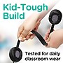 VentureX K22 Stereo Kids Learning Stereo Phone & Computer Headset, 3.5mm & USB-C Adapter (VHPK22BD1)~#|#~D935A609-C3F6-47E0-A9B086DBE0CDB653_sc7