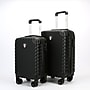 TUCCI 2-Piece Hardside Spinner Carry-On Luggage Set, TSA Checkpoint Friendly, Black (T0293-02PC-BLK)~#|#~D93745C2-4BE7-47B8-BCF630AC15B238BC_sc7