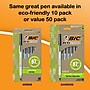 BIC Round Stic Xtra Life Ballpoint Pens, Medium Point, Black Ink, 10/Pack (20123)~#|#~D938DD6D-862D-43CA-A37957B2C7ACB1FA_sc7