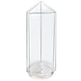 Azar Displays 4" x 10" Three-Sided Revolving Sign and Menu Holder, Top Loading, White Acrylic (193728-WHT)~#|#~D9390654-FC90-459A-B8ED8B7AB14FB13F_sc7