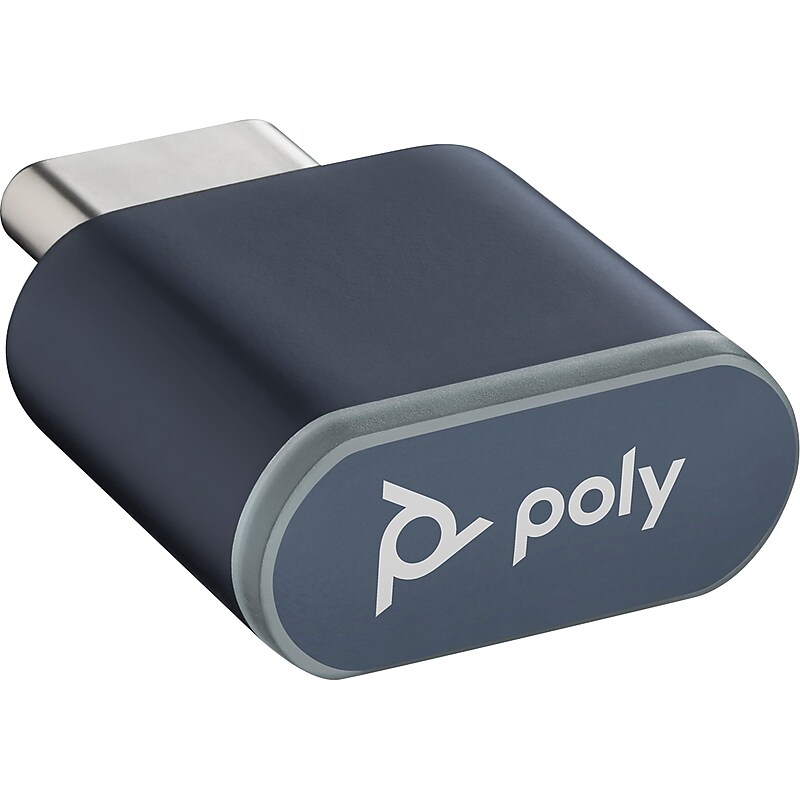 Poly BT700 USB-A Bluetooth Adapter, Black (786C4AA) image 1