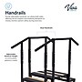 Viva Comfort Adjustable Steel Physical Therapy Staircase, 550 lb Capacity, Black (ADIME906-04-30)~#|#~D940B3EA-AD2F-4023-8C41989AE7405386_sc7