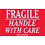 Tape Logic Labels, "Fragile - Handle With Care", 3" x 4", Red/White, 500/Roll (SCL502R)~#|#~D9452E25-4DFC-410D-951DF692CE200F1C_sc7