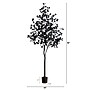 Nearly Natural Pre-Lit Artificial Halloween Black Eucalyptus Tree, 8' (T5225)~#|#~D9492DAC-DBFF-40CA-9DC08DC063068D22_sc7