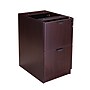 Boss Office Products 66" Desk with Box/Box/File Pedestal and File/File Pedestal, Mahogany (GROUPA22-M)~#|#~D94A5624-2BF9-49C4-BB86AAFBD6ED23FC_sc7